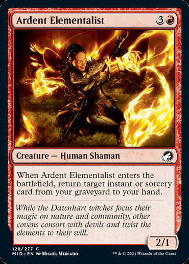 Ardent Elementalist [Innistrad: Midnight Hunt] 