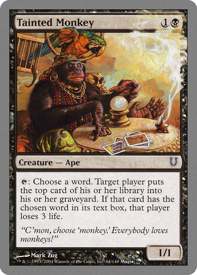 Tainted Monkey [Unhinged] 