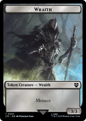 Food // Wraith Double-Sided Token [The Lord of the Rings: Tales of Middle-Earth Commander Tokens] 