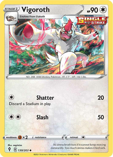 Vigoroth (130/203) [Sword &amp; Shield: Evolving Skies] 