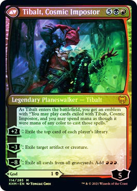 Valki, God of Lies // Tibalt, Cosmic Impostor [Kaldheim Prerelease Promos] 