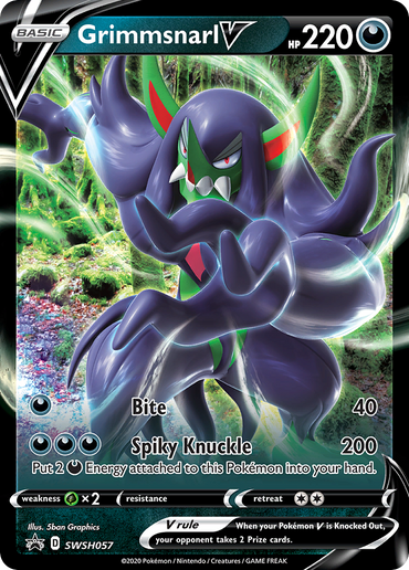 Grimmsnarl V (SWSH057) [Sword &amp; Shield: Black Star Promos] 