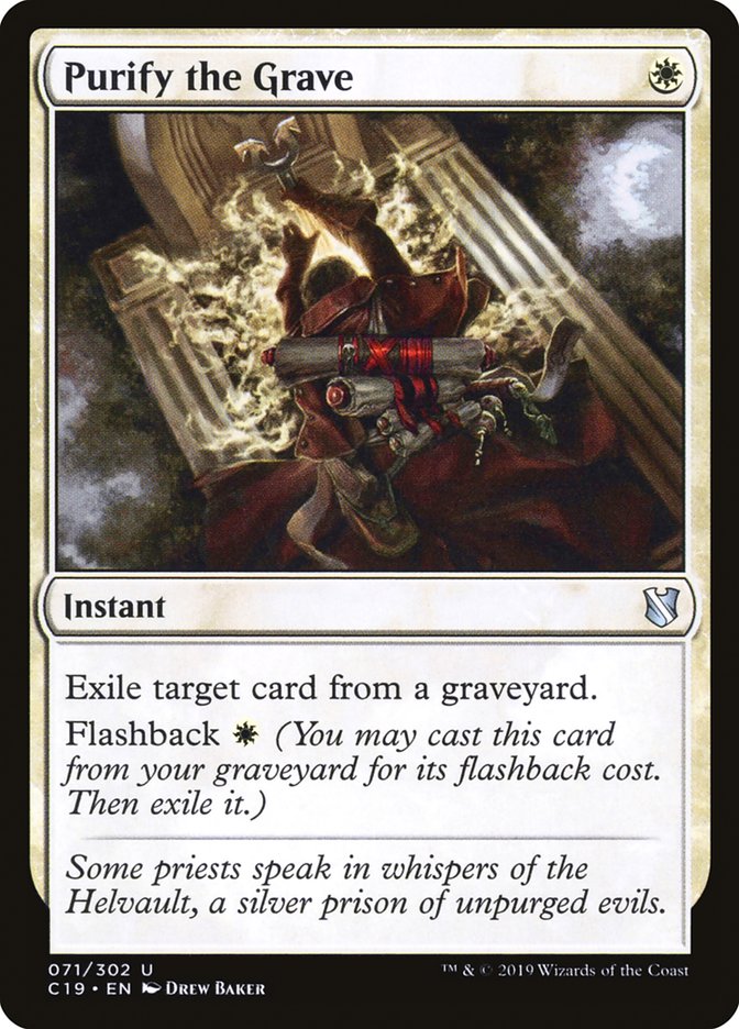 Purify the Grave [Commander 2019] 