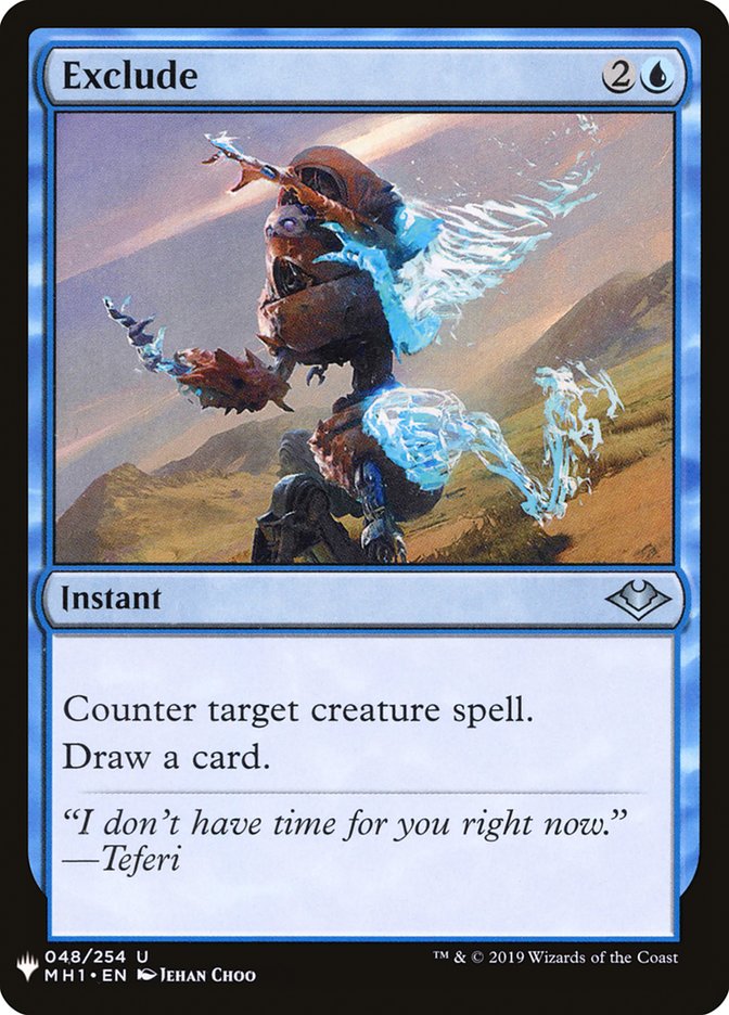 Exclude [Mystery Booster] 