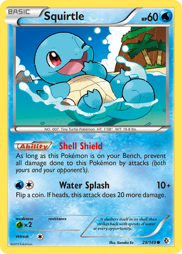 Squirtle (29/149) [Black &amp; White: Boundaries Crossed] 