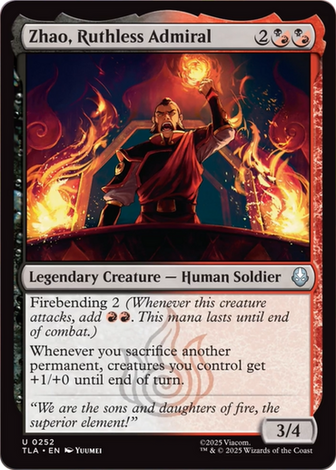 Zhao, Ruthless Admiral [Avatar: The Last Airbender]