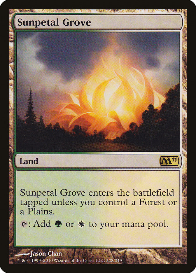 Sunpetal Grove [Magic 2011] 