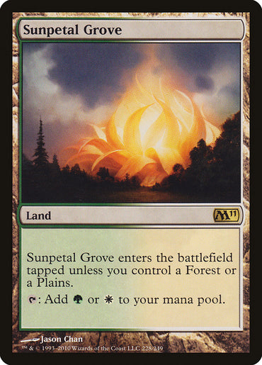Sunpetal Grove [Magic 2011] 
