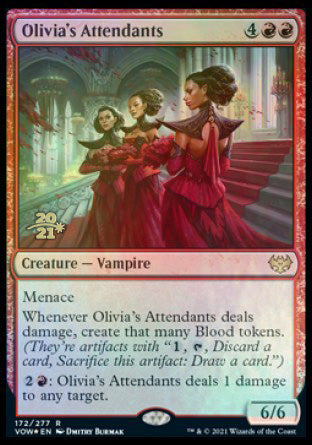 Olivia's Attendants [Innistrad: Crimson Vow Prerelease Promos] 