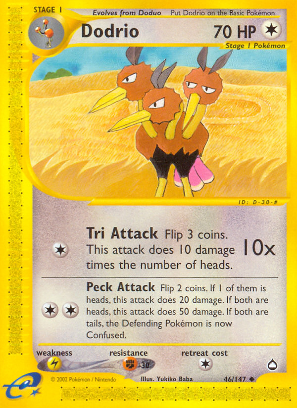 Dodrio (46/147) [Aquapolis] 