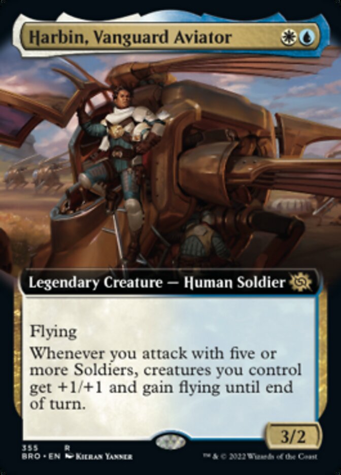 Harbin, Vanguard Aviator (Extended Art) [The Brothers' War] 