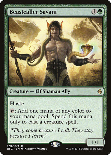 Beastcaller Savant [Battle for Zendikar] 