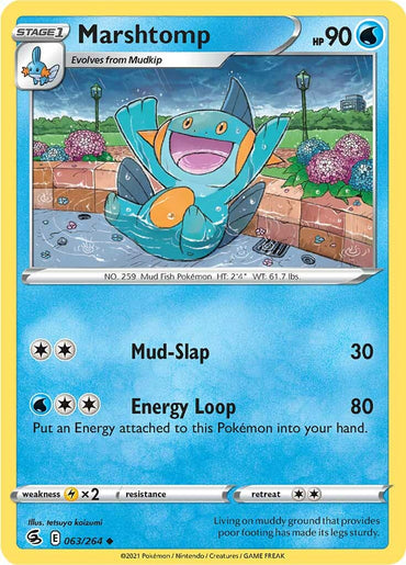 Marshtomp (063/264) [Sword &amp; Shield: Fusion Strike] 