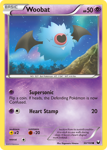 Woobat (50/108) [Black &amp; White: Dark Explorers] 