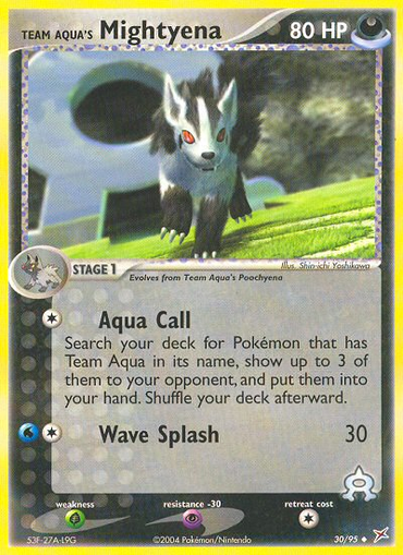 Team Aqua's Mightyena (30/95) [EX: Team Magma vs Team Aqua] 
