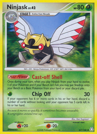 Ninjask (67/146) [Diamond &amp; Pearl: Legends Awakened] 