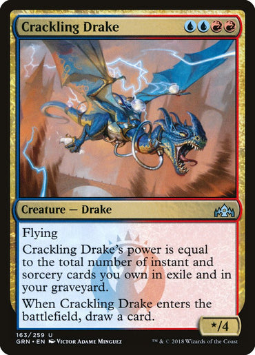 Crackling Drake [Guilds of Ravnica] 
