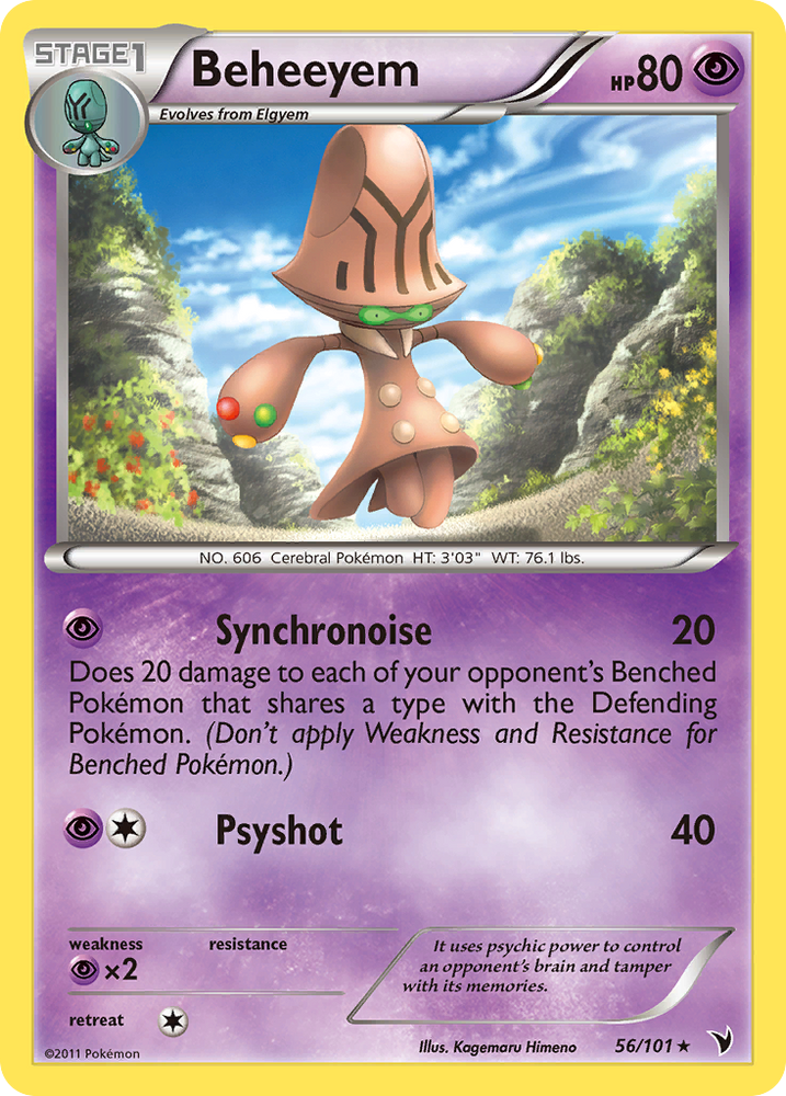 Beheeyem (56/101) [Black &amp; White: Noble Victories] 