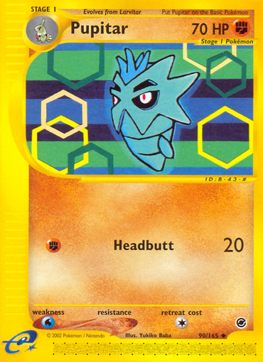 Pupitar (90/165) [Expedition: Base Set] 