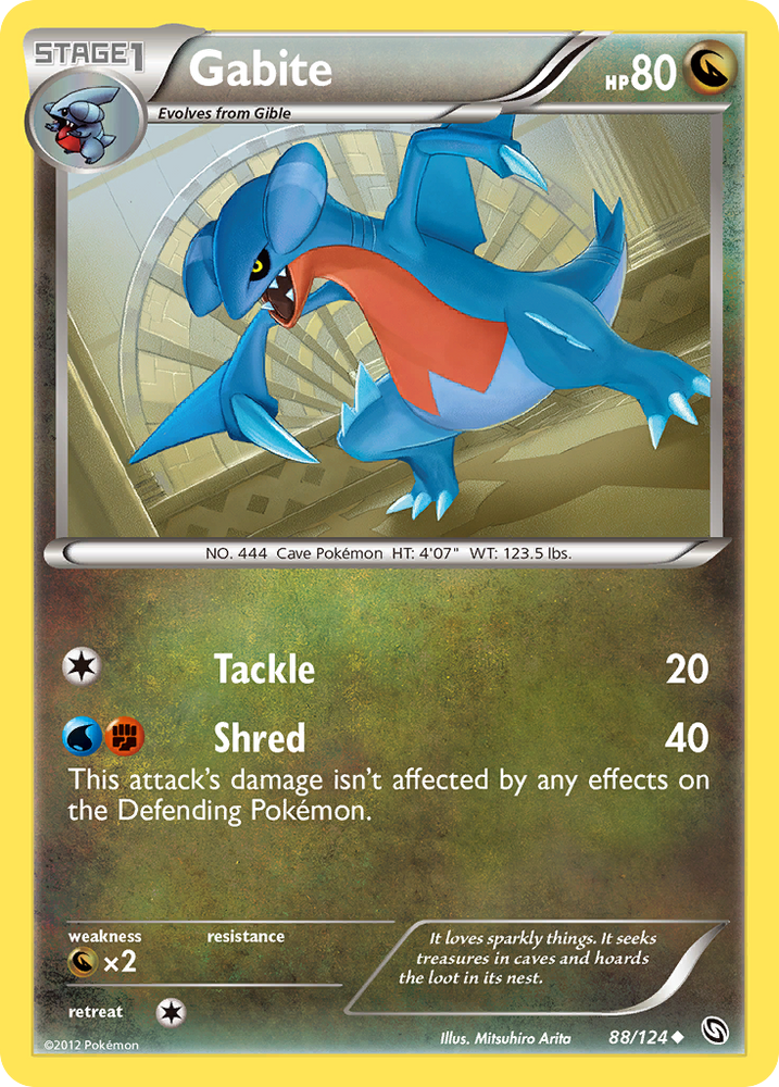 Gabite (88/124) [Black &amp; White: Dragons Exalted] 