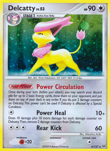 Delcatty (4/127) [Platinum: Base Set] 