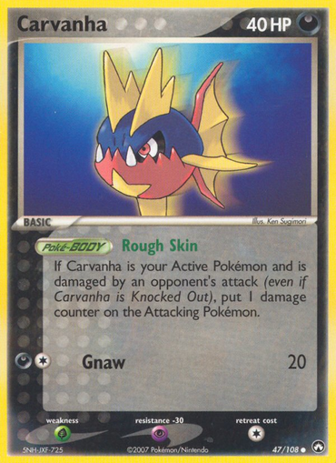 Carvanha (47/108) [EX: Power Keepers] 