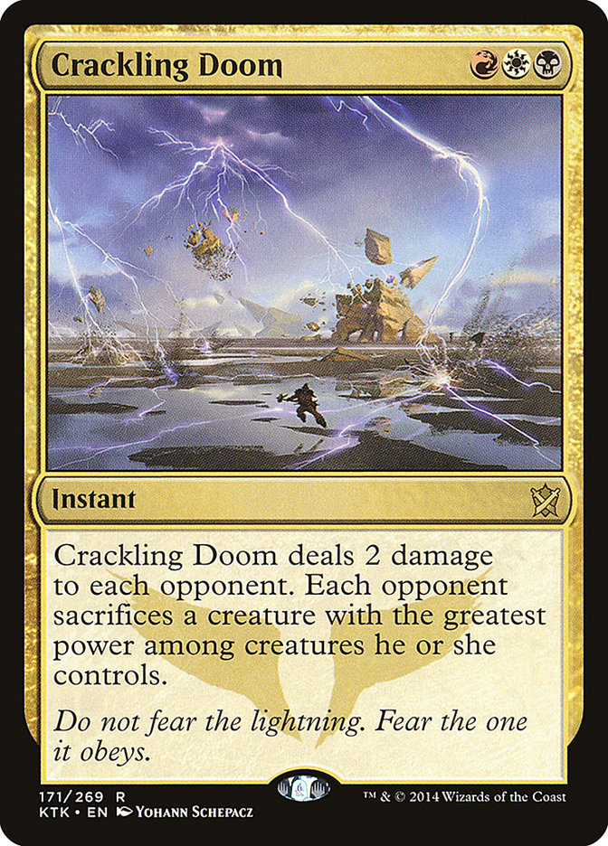Crackling Doom [Khans of Tarkir] 