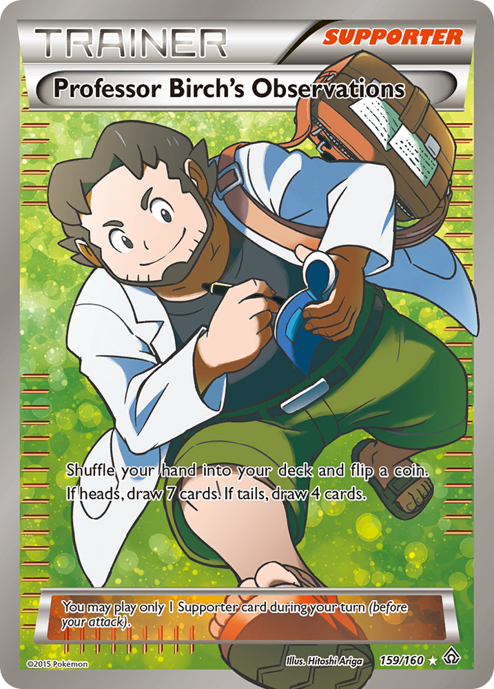 Professor Birch's Observations (159/160) [XY: Primal Clash] 