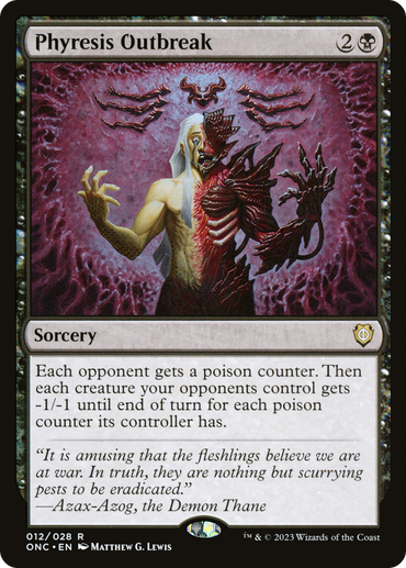 Phyresis Outbreak [Phyrexia: All Will Be One Commander] 