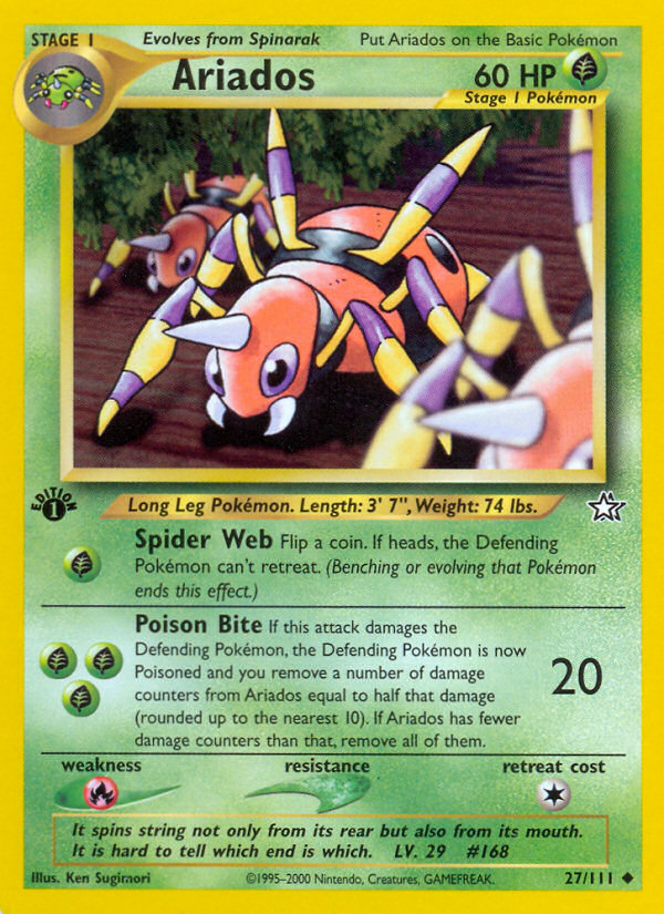 Ariados (27/111) [Neo Genesis 1st Edition] 