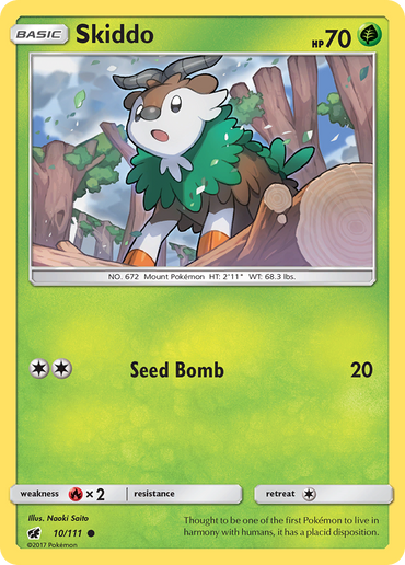 Skiddo (10/111) [Sun &amp; Moon: Crimson Invasion] 