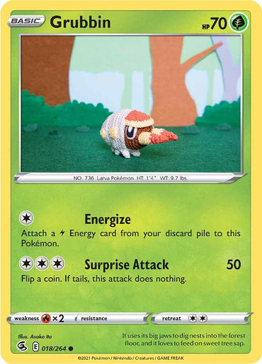 Grubbin (018/264) [Sword &amp; Shield: Fusion Strike] 