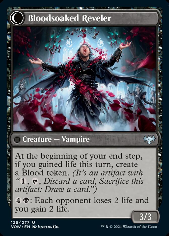 Restless Bloodseeker // Bloodsoaked Reveler [Innistrad: Crimson Vow] 