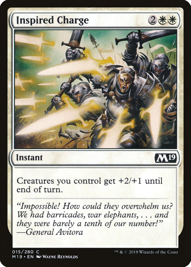 Inspired Charge [Core Set 2019] 