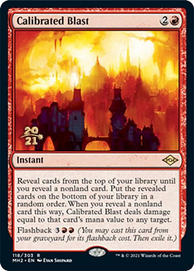 Calibrated Blast [Modern Horizons 2 Prerelease Promos] 