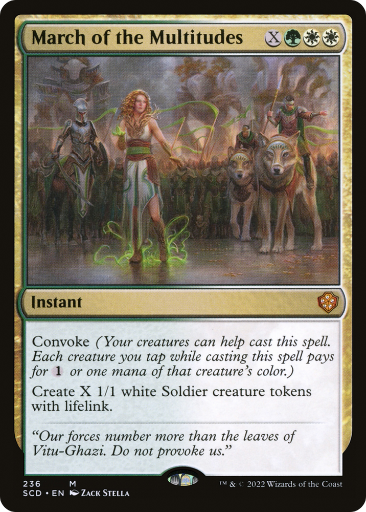 March of the Multitudes [Starter Commander Decks] 