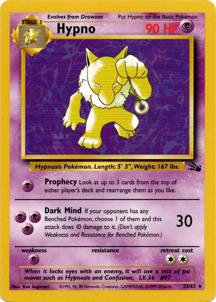 Hypno (23/62) [Fossil Unlimited] 