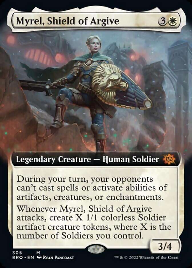 Myrel, Shield of Argive (Extended Art) [The Brothers' War] 