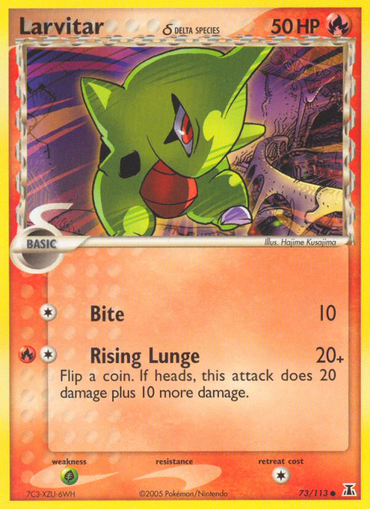 Larvitar (73/113) (Delta Species) [EX: Delta Species] 