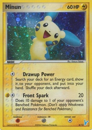 Minun (6/12) [EX: Trainer Kit 2 - Minun] 