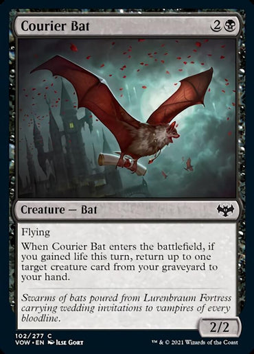 Courier Bat [Innistrad: Crimson Vow] 