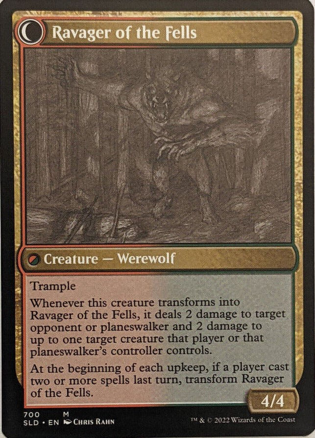 Huntmaster of the Fells // Ravager of the Fells (Sketch) [Secret Lair Drop Promos] 