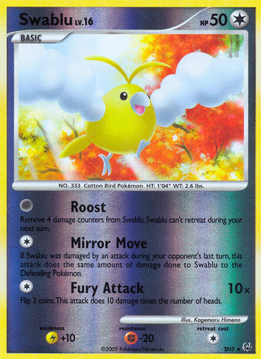 Swablu (SH5) [Platinum: Base Set] 