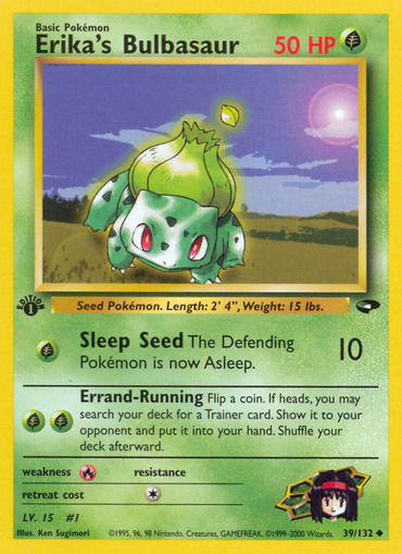 Erika's Bulbasaur (39/132) [Gym Challenge 1st Edition] 