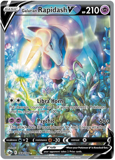 Galarian Rapidash V (168/198) [Sword &amp; Shield: Chilling Reign] 