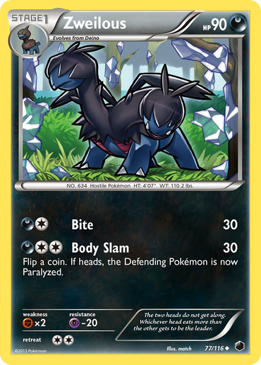 Zweilous (77/116) [Black &amp; White: Plasma Freeze] 
