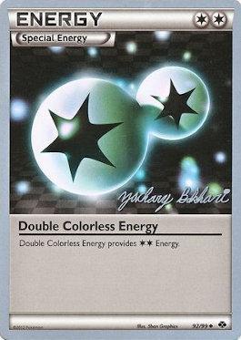Double Colorless Energy (92/99) (CMT - Zachary Bokhari) [World Championships 2012] 