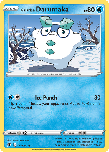 Galarian Darumaka (047/192) [Sword &amp; Shield: Rebel Clash] 