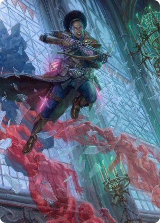 Kaya, Geist Hunter Art Card [Innistrad: Crimson Vow Art Series] 