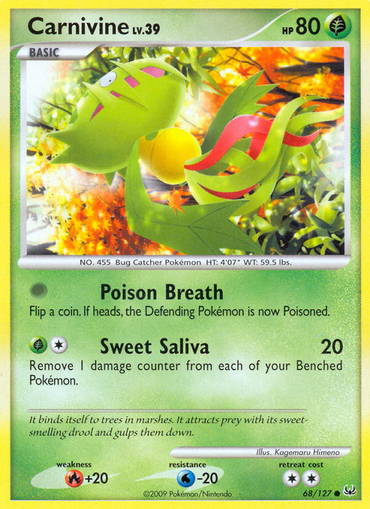 Carnivine (68/127) [Platinum: Base Set] 